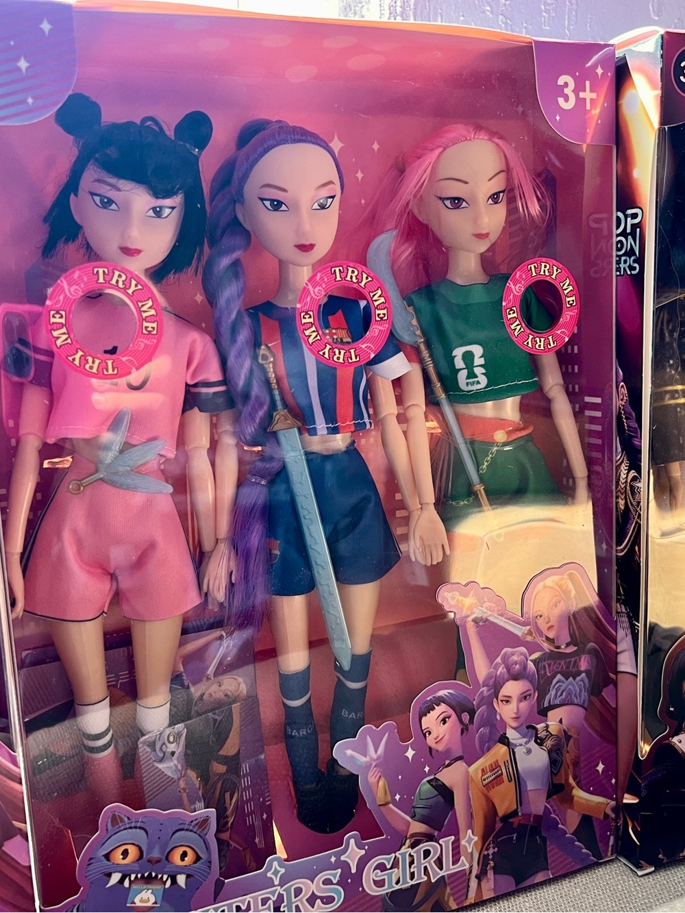 K-pop Demon Hunters Singing dolls - SET of 3!